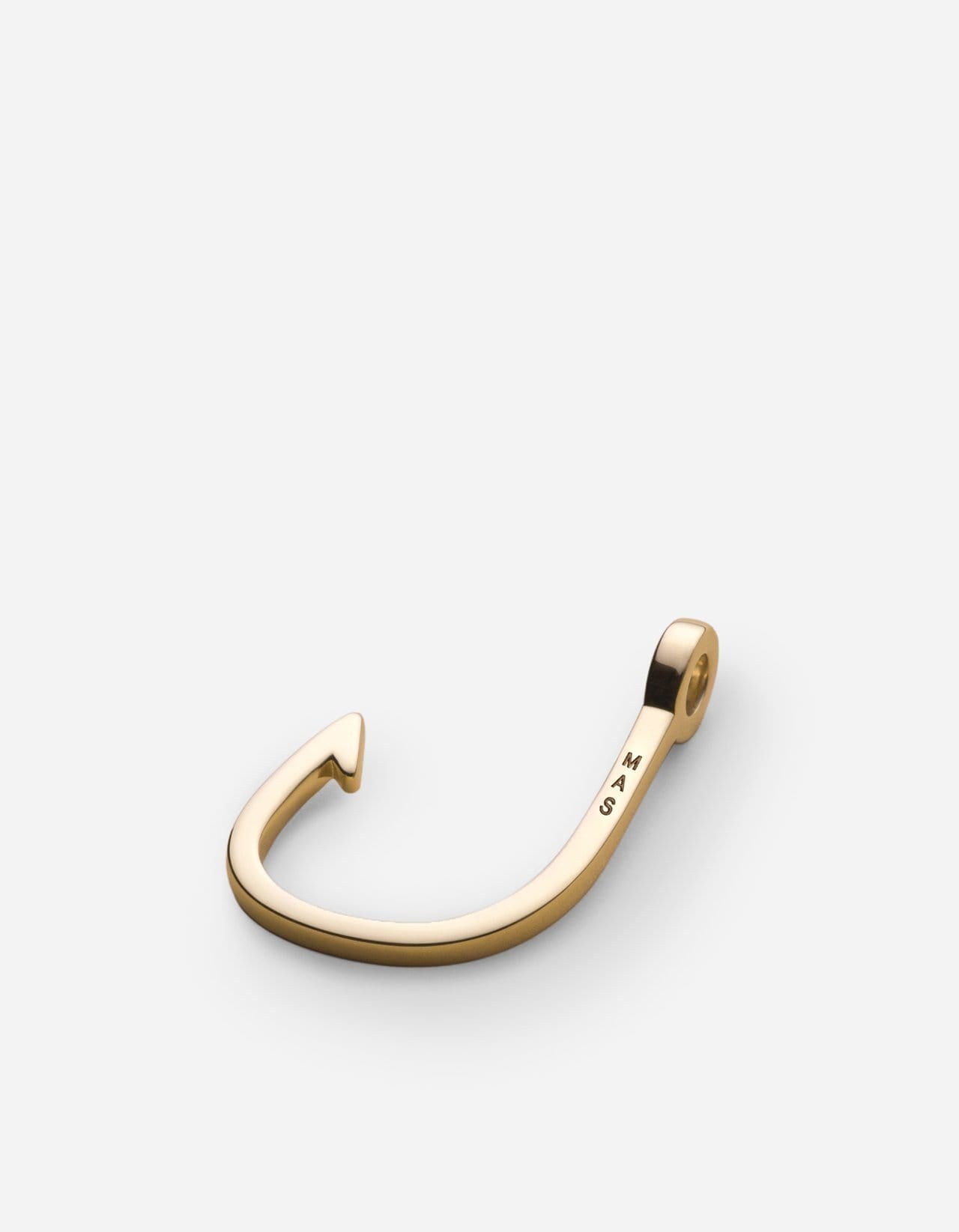 Hook Leather Bracelet, Gold