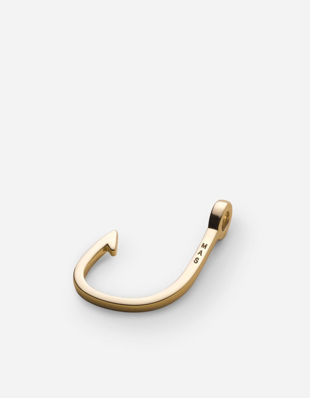 Hook Leather Bracelet, Gold