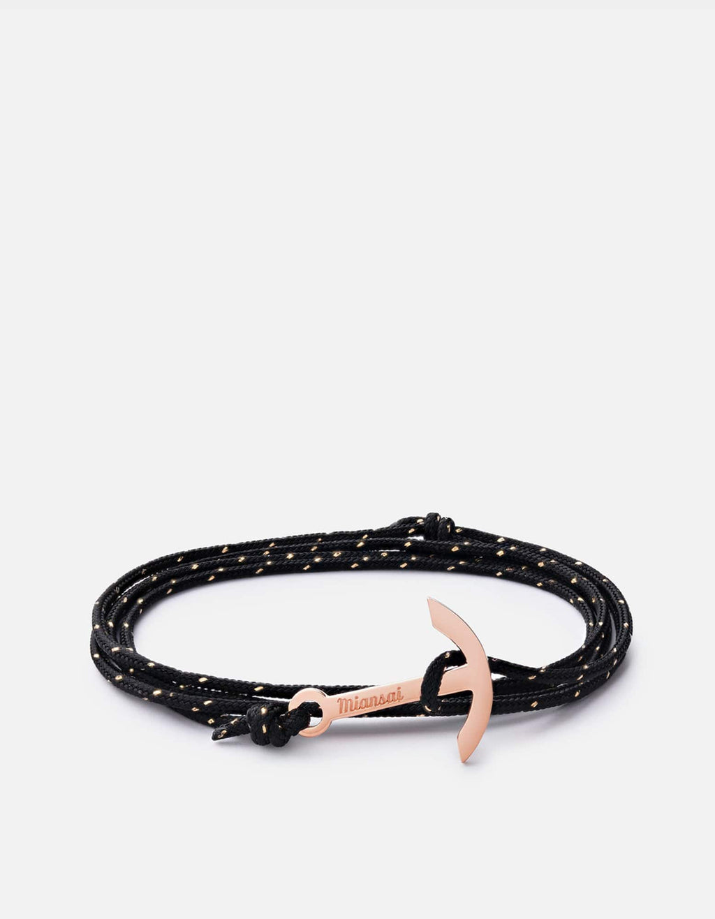 Miansai Hooks/Anchors Mini Modern Anchor Rope, Rose Onyx / O/S