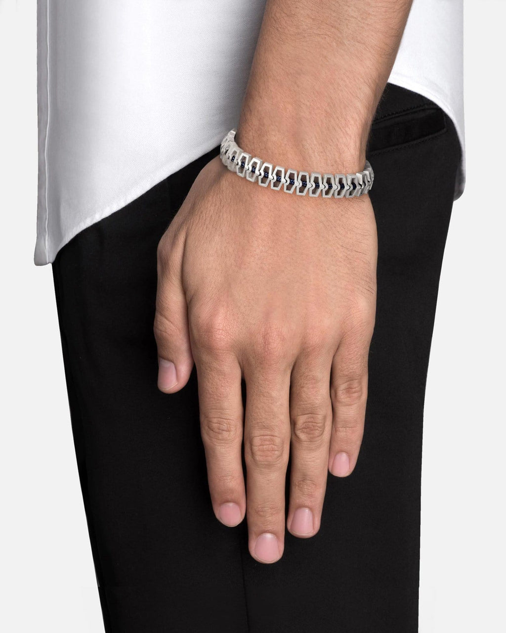 Harbour Bracelet, Matte Sterling Silver