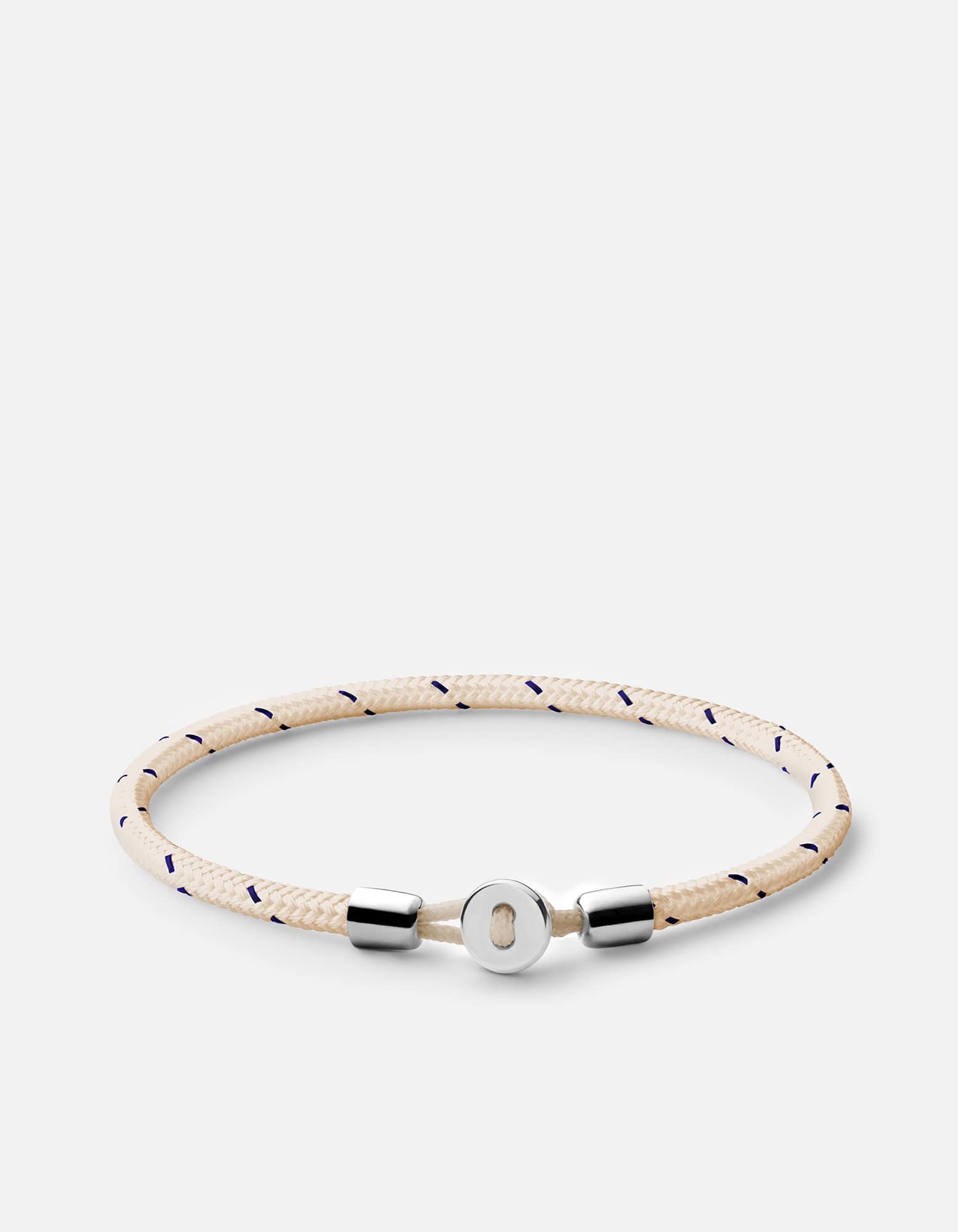 Nexus Rope Bracelet, Sterling Silver / Black