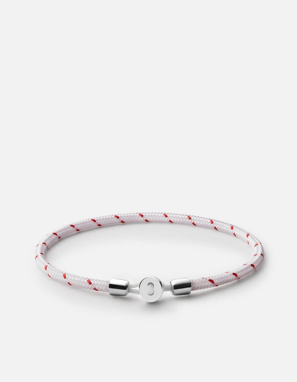 Nexus Rope Bracelet, Sterling Silver / Black