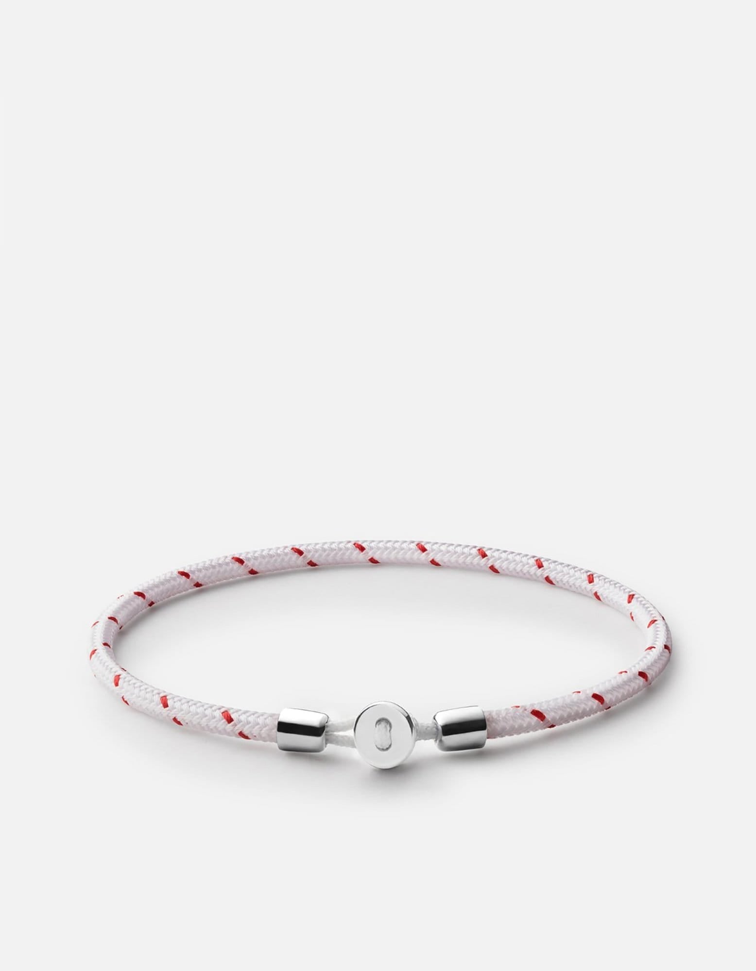 Nexus Rope Bracelet, Sterling Silver / Black