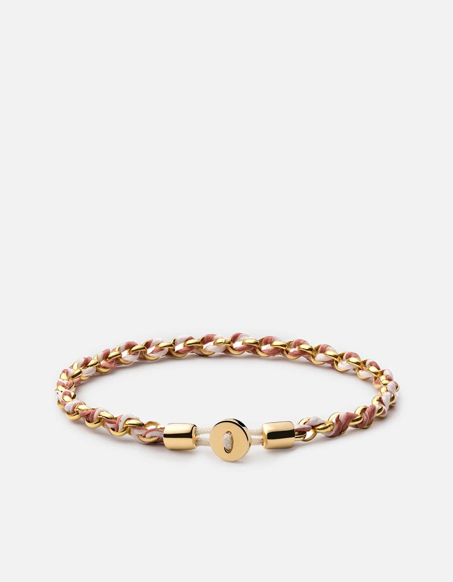Miansai Bracelets Nexus Chain Bracelet, Gold Vermeil Canyon Rose/White / S
