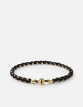 Miansai Bracelets Nexus Chain Bracelet, Gold Vermeil Solid Black / S