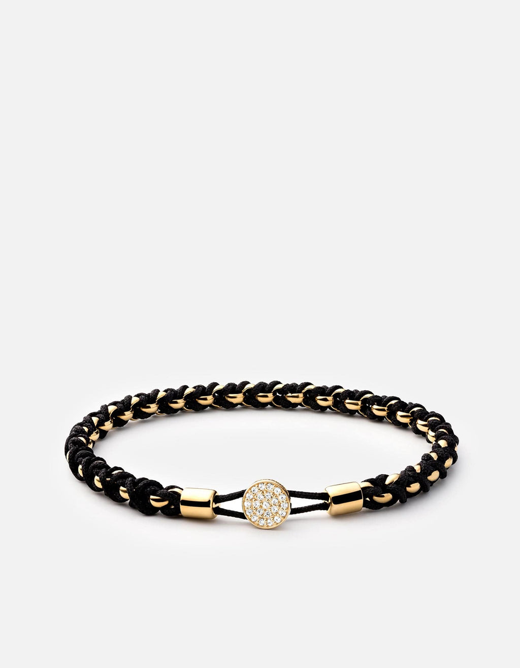 Nexus Chain Bracelet, Gold Pave