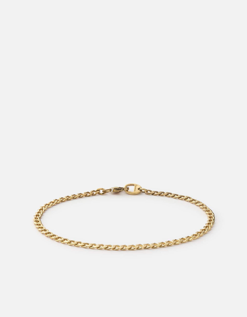 Miansai Bracelets Annex Cuban Chain Bracelet II, 14k Gold Polished Gold / M