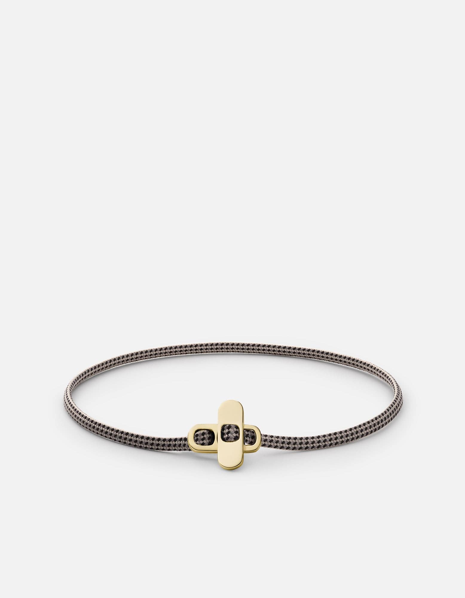 Metric 2.5mm Rope Bracelet, Gold Vermeil