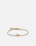 Miansai Bracelets Mini Luna Bracelet, 14k Gold/Diamond Polished Gold / Mini