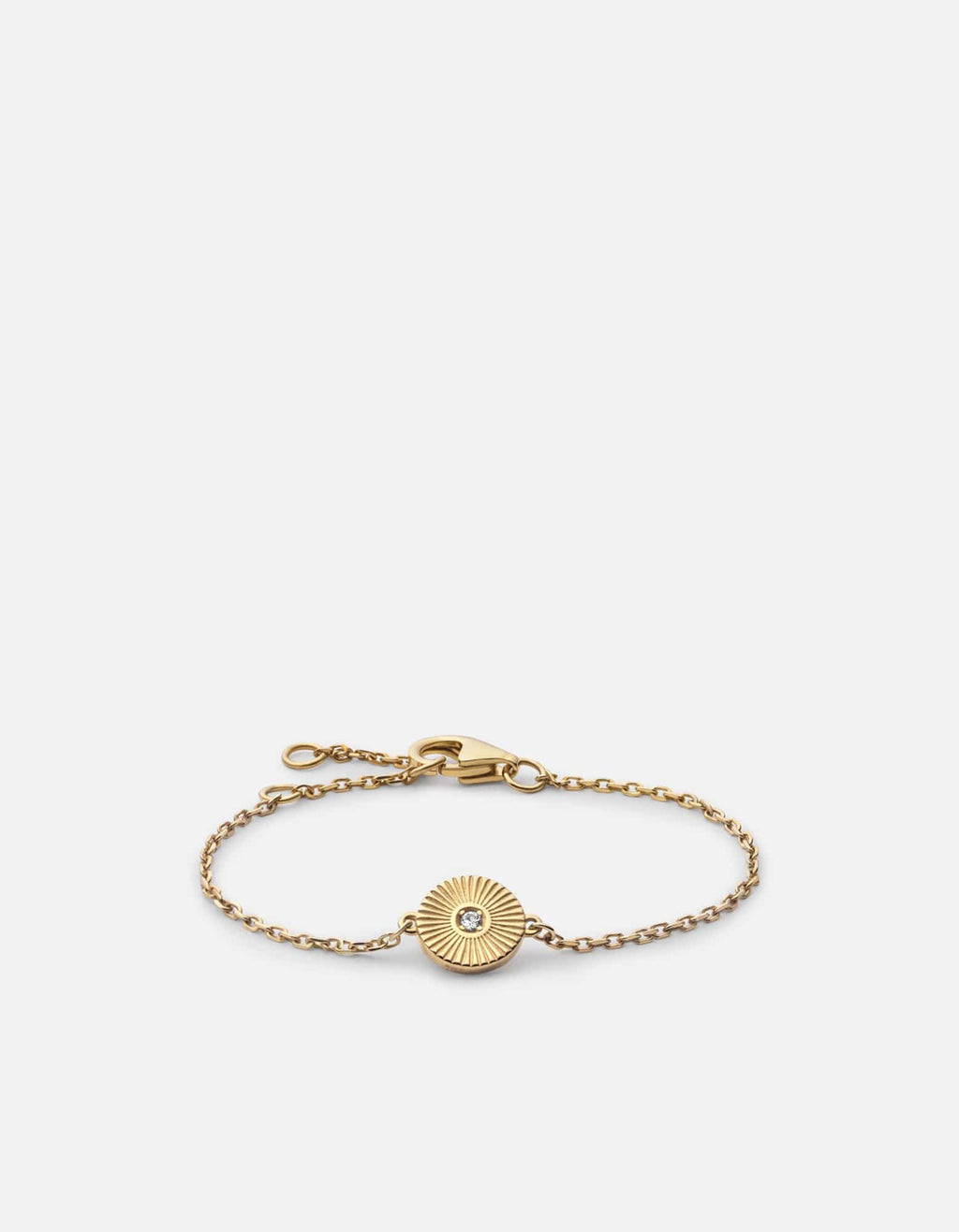 Miansai Bracelets Mini Rey Bracelet, 14k Gold/Diamond Polished Gold / Mini