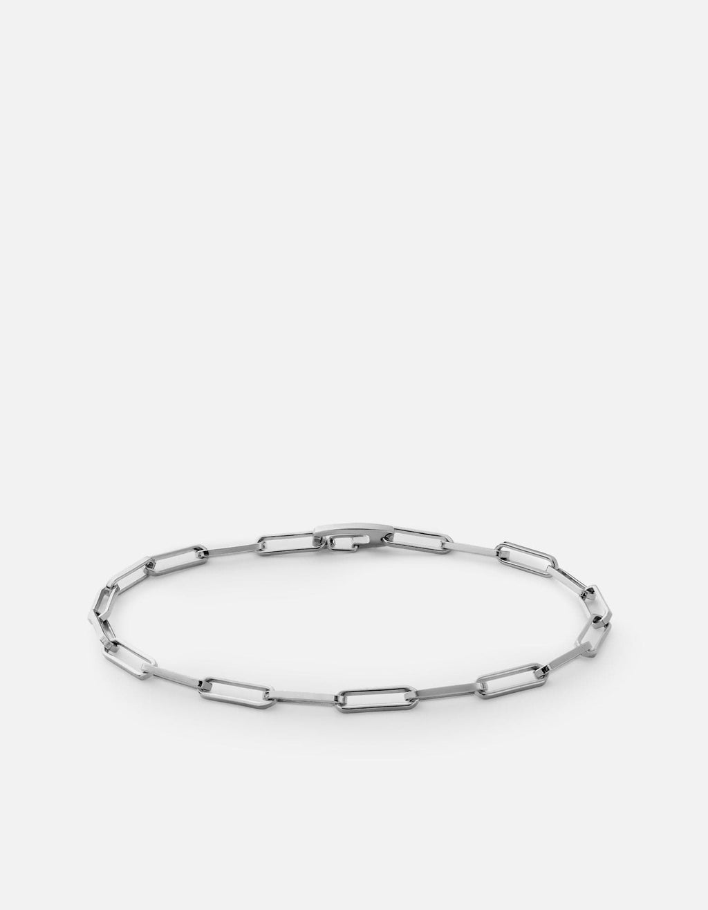 Clip Volt Link Chain Bracelet, Sterling Silver