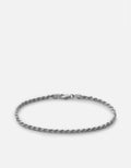 Miansai Bracelets 2.4mm Rope Chain Bracelet, Sterling Silver Polished Silver / S