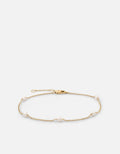 Miansai Bracelets Tiana Pearl Bracelet, 14k Gold Polished Yellow Gold w/Pearl / S