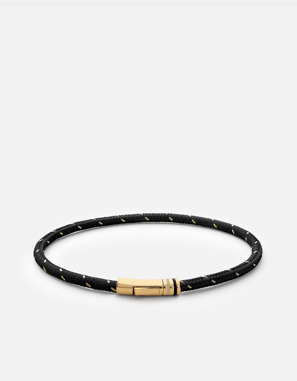 Miansai Bracelets Juno Rope Bracelet, Gold Vermeil Black/Gold / M