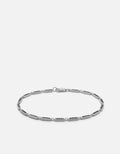 Miansai Bracelets Totem Onyx Bracelet, Sterling Silver