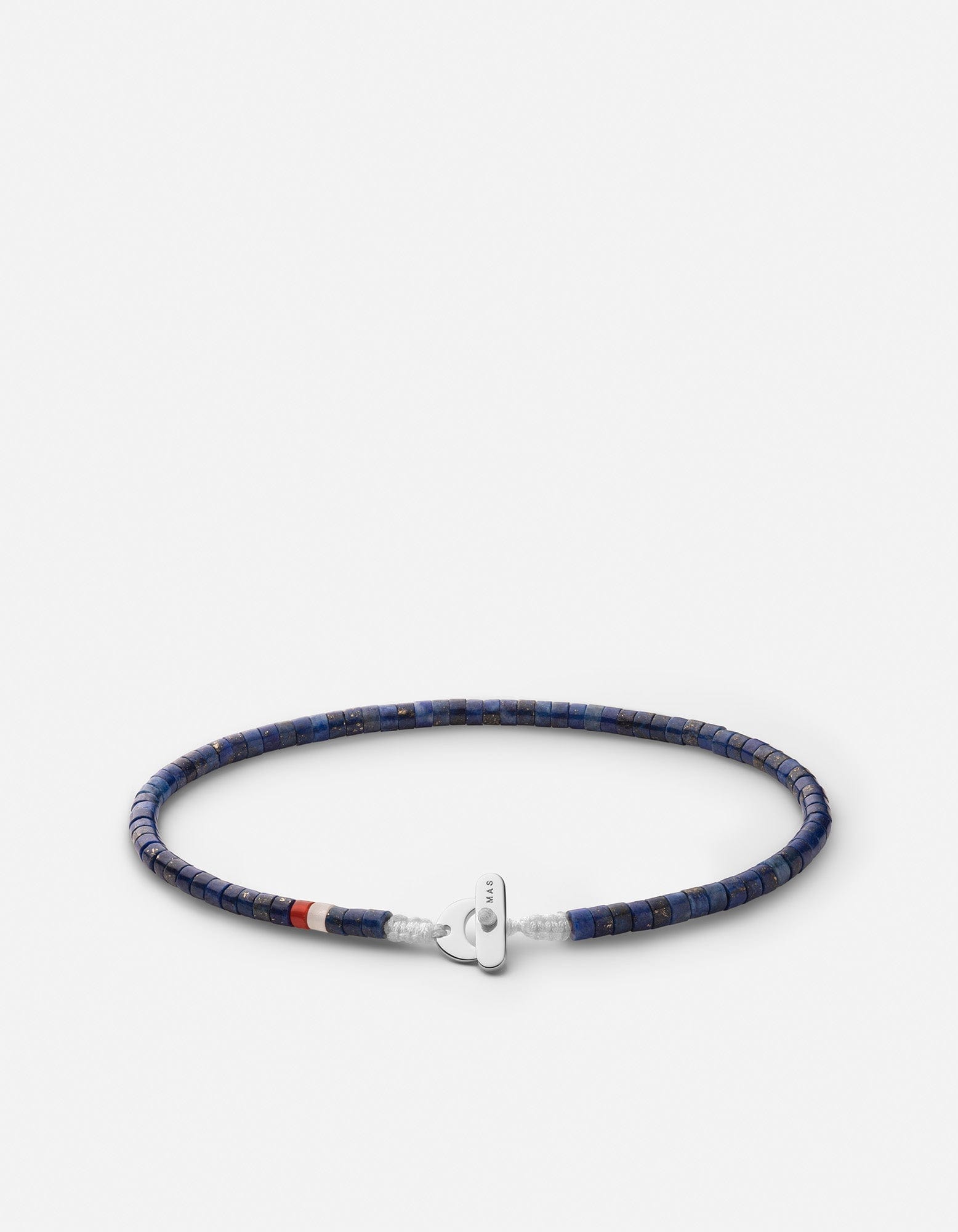 Zane Lapis Bead Bracelet, Sterling Silver / Blue