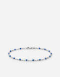 Miansai Bracelets Ciro Chain Bracelet, Sterling Silver w/Blue Enamel Blue / S