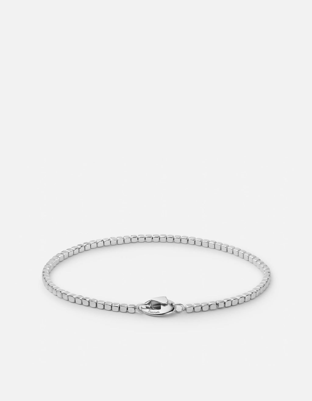 Miansai Bracelets Quad Chain Bracelet, Sterling Silver Polished Silver / M