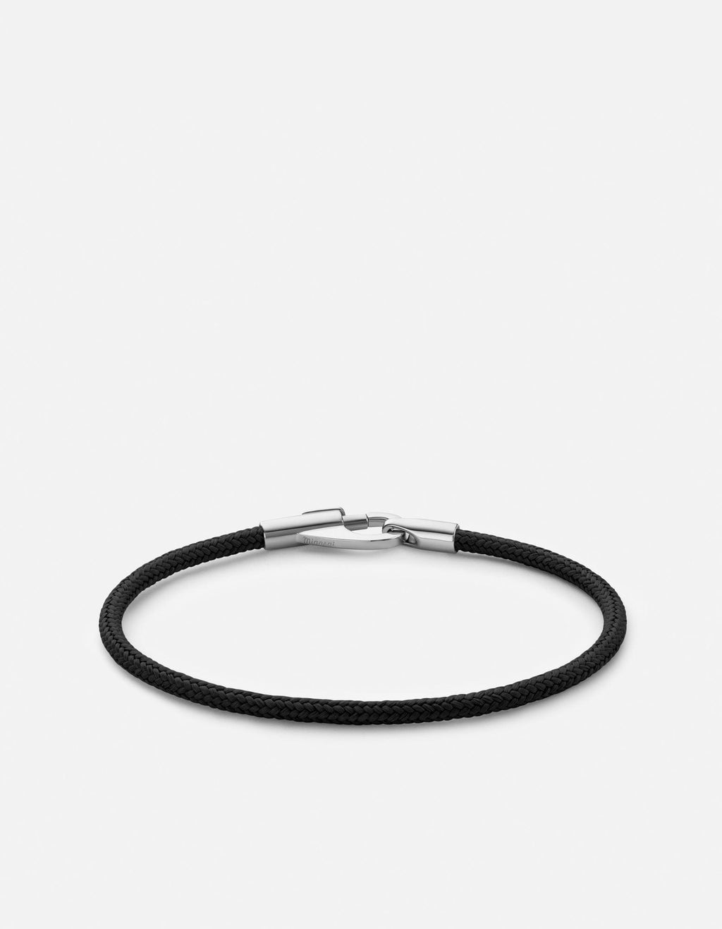 Snap Rope Bracelet, Sterling Silver