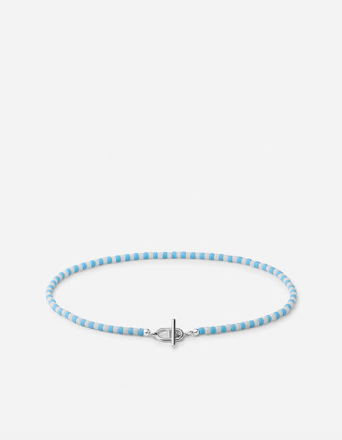 Miansai Bracelets Avi Bracelet, Sterling Silver / Turquoise Turquoise/White / S