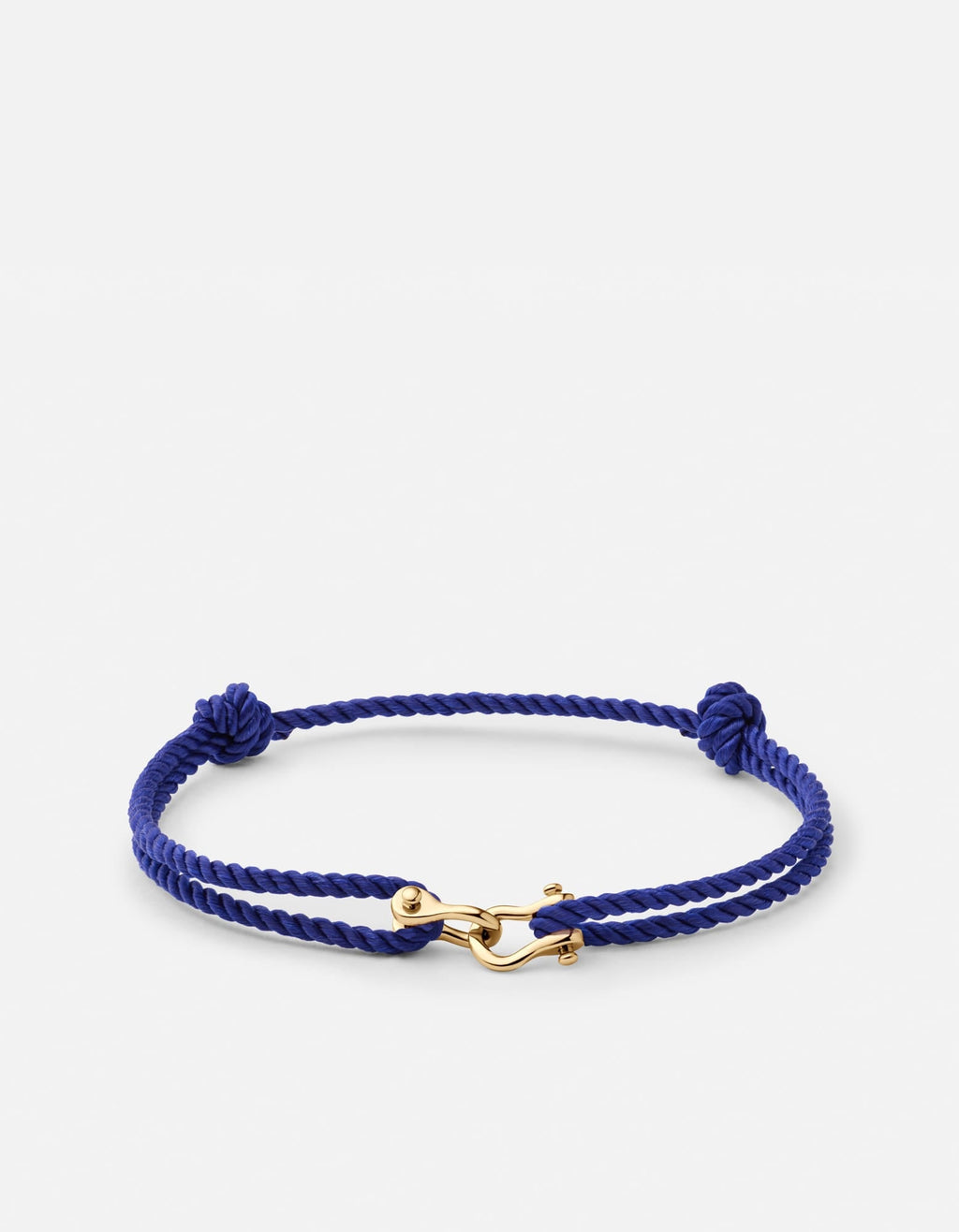 Miansai Bracelets Screw Cuff Rope Bracelet, Gold Tone / Navy Blue Navy Blue / O/S