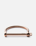 Miansai Cuffs Screw Cuff, Rose Polished Rose / S / Monogram: No