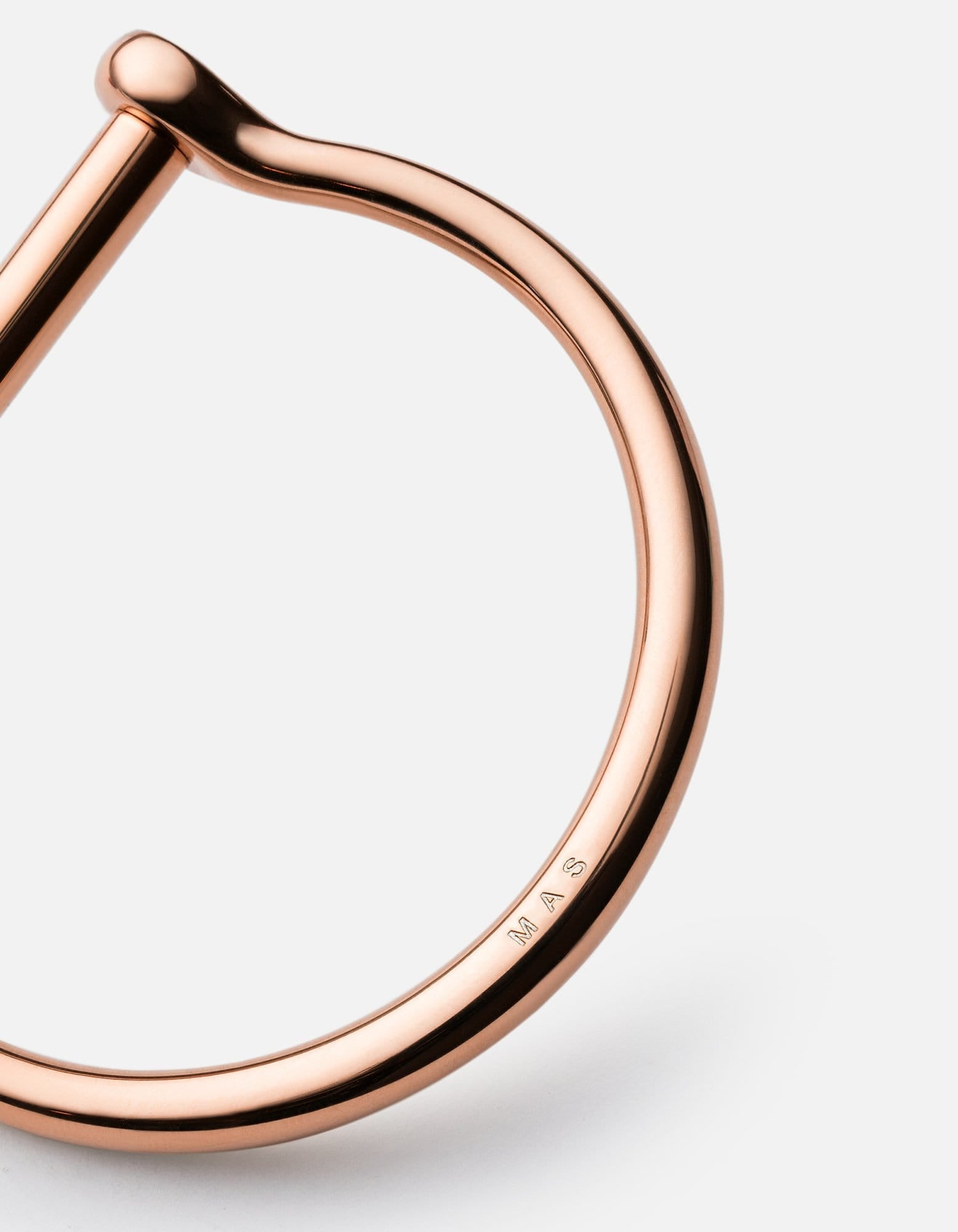 Miansai Cuffs Screw Cuff, Rose Polished Rose / S / Monogram: Yes