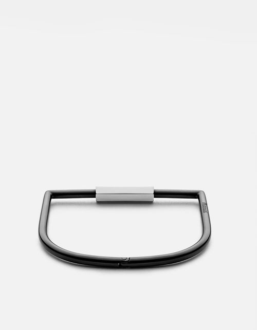 Bare Cuff Bracelet, Jet Black