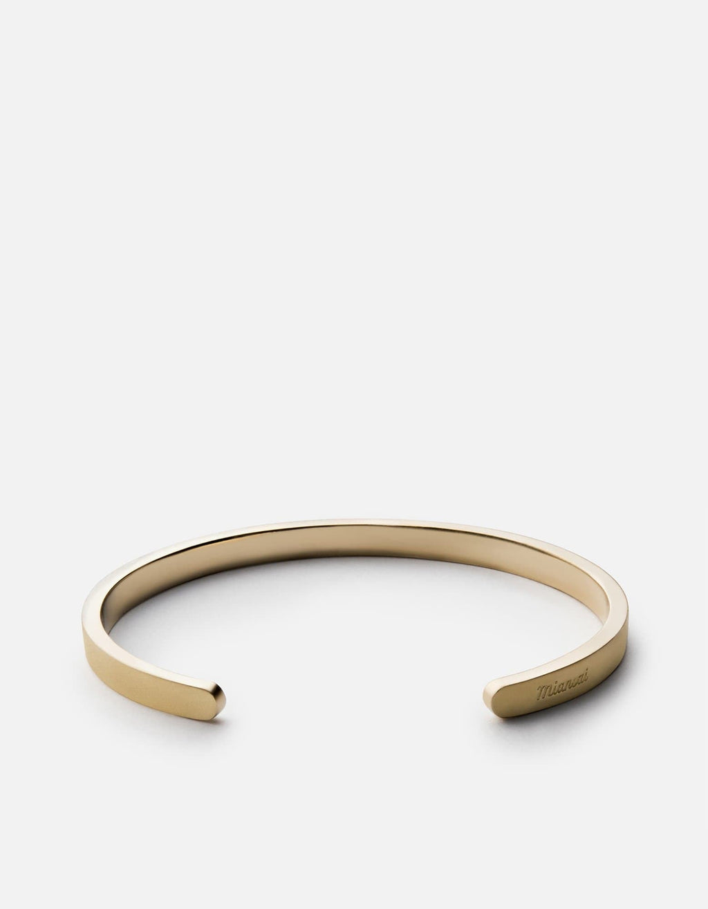 Singular Cuff Bracelet, Matte Brass