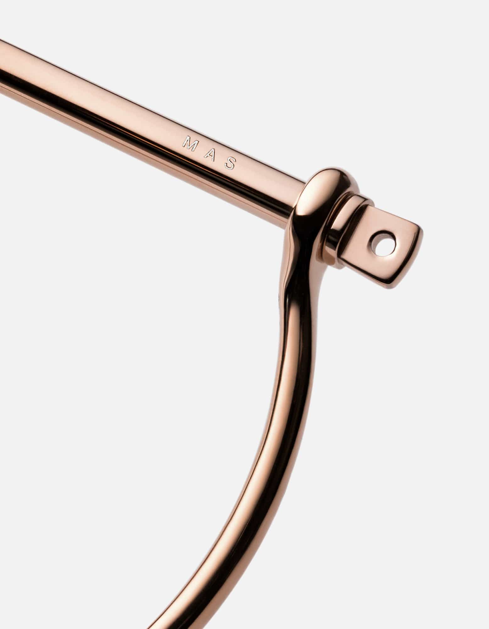 Miansai Cuffs Thin Screw Cuff, Rose Polished Rose Plated / S / Monogram: Yes