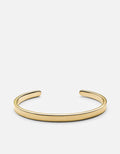 Miansai Cuffs Singular Cuff, 14k Gold Polished Gold / M / Monogram: No