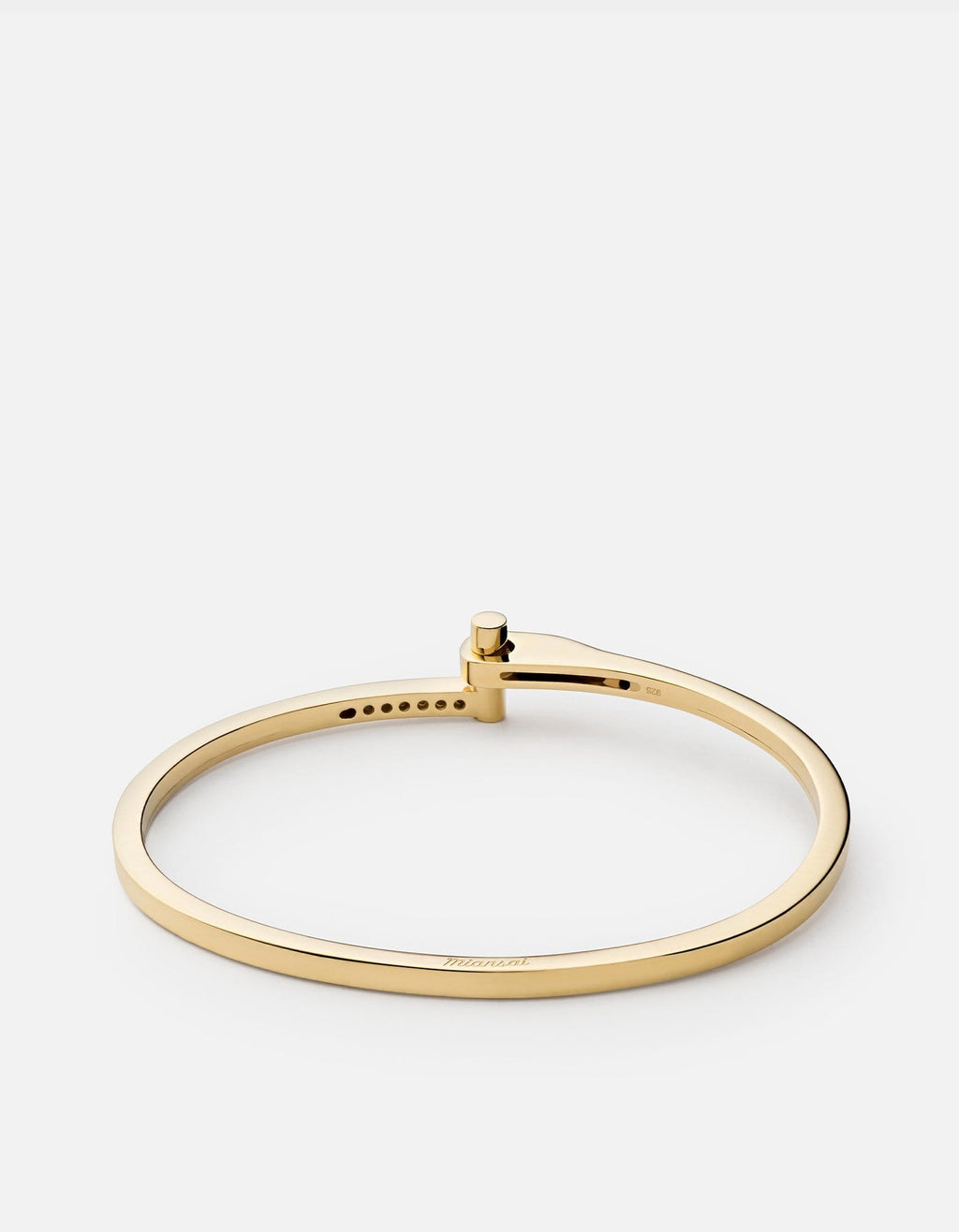 Nyx Cuff, 14k Gold Pavé