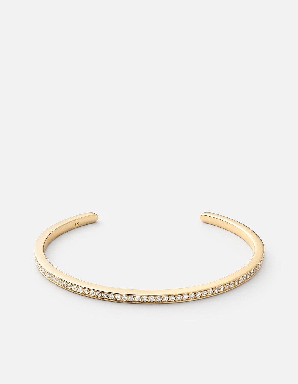 Miansai Cuffs Set Cuff, Gold Pavé Polished 14k Gold/Pave / S