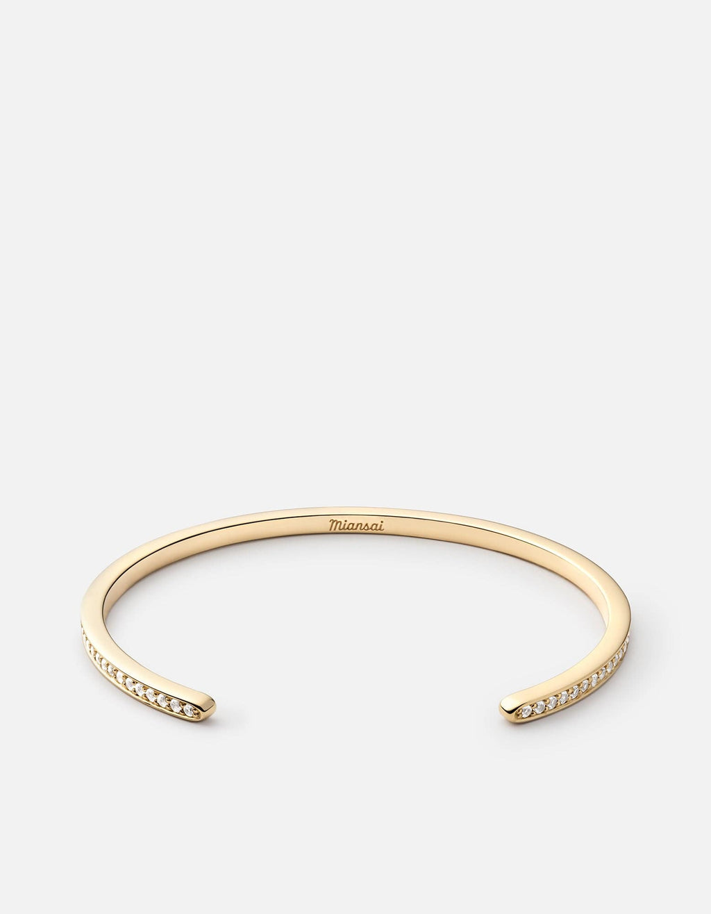 Set Cuff, Gold Pavé