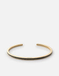 Miansai Cuffs Set Cuff, 14k Gold/Black Diamonds Polished Gold / M