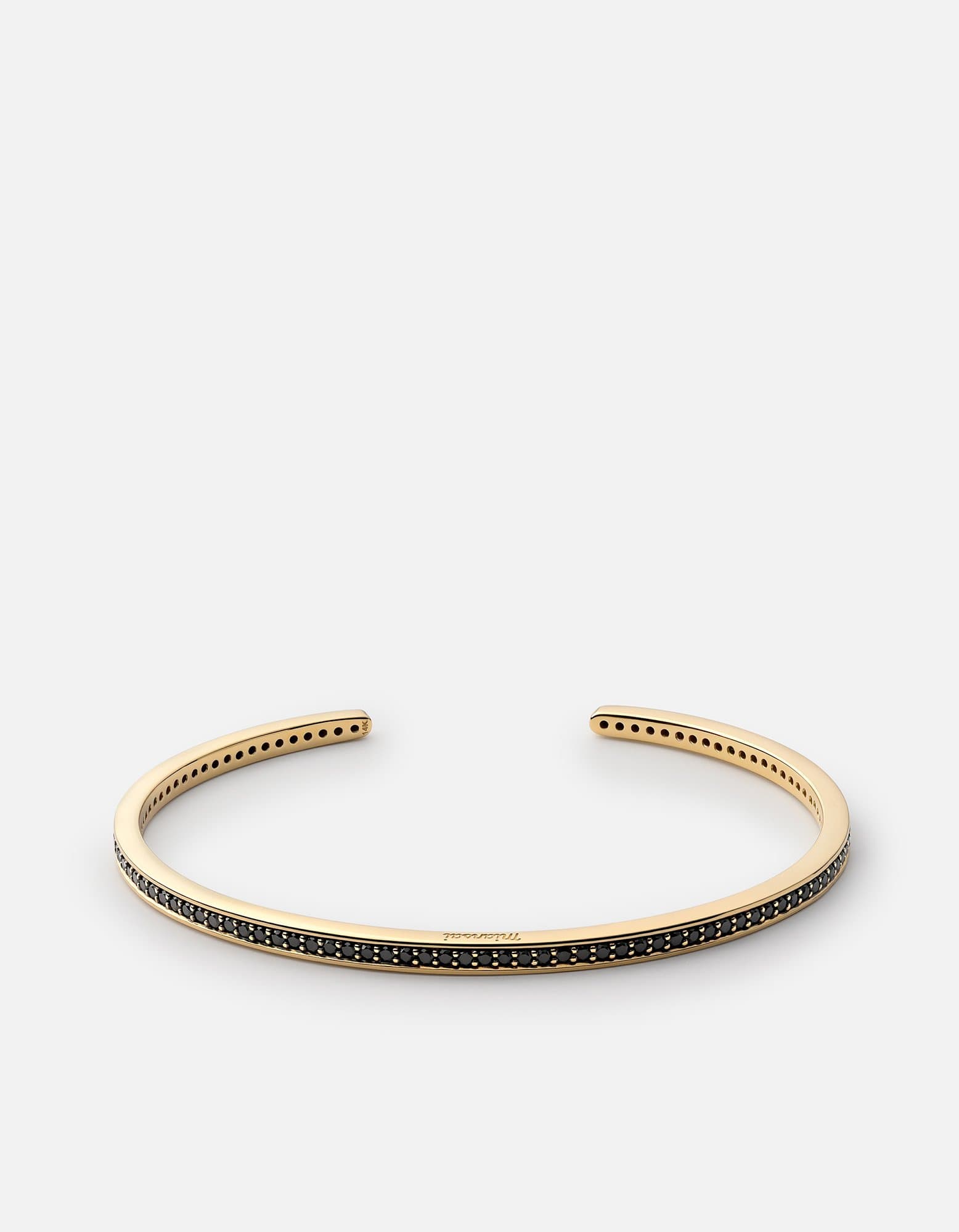 Miansai Cuffs Set Cuff, 14k Gold/Black Diamonds Polished Gold / M