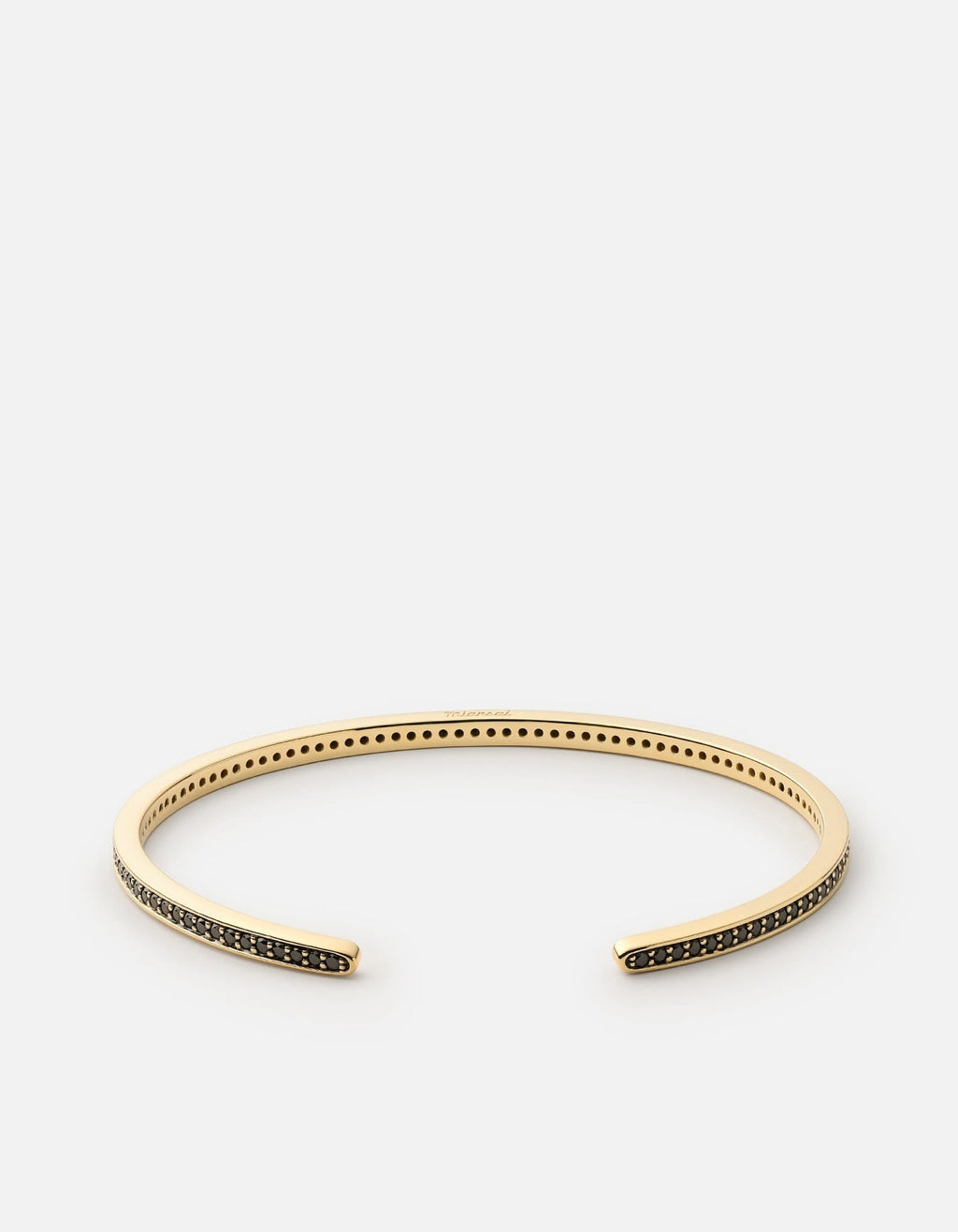Set Cuff, 14k Gold/Black Diamonds