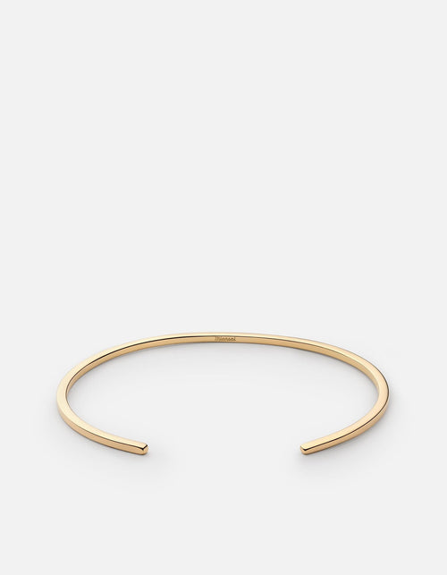Miansai Cuffs Arbor Cuff, Gold Polished Gold / M / Monogram: No