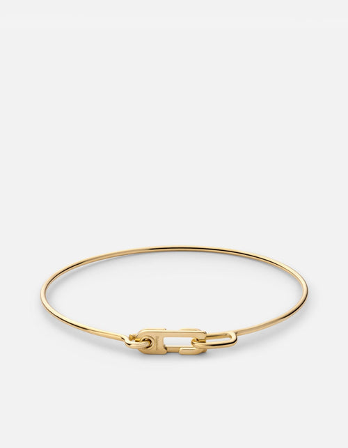 Miansai Cuffs Annex Cuff, Gold Vermeil Polished Gold / M