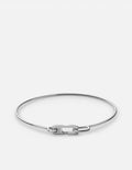 Miansai Cuffs Annex Cuff, Sterling Silver Polished Silver / M