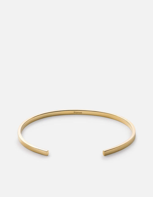 3mm Arbor Cuff, Gold Vermeil