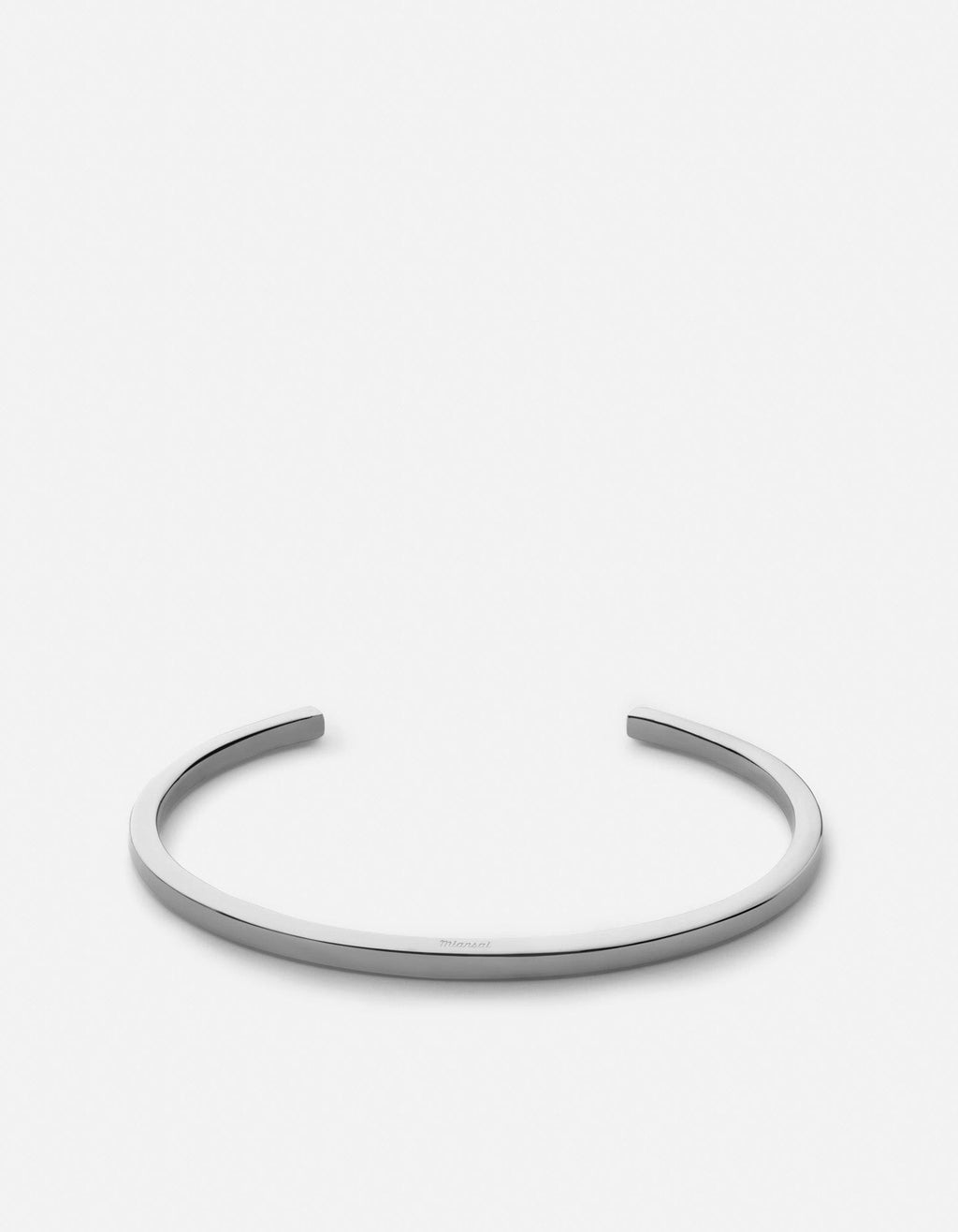 3mm Arbor Cuff, Sterling Silver/Black Diamonds