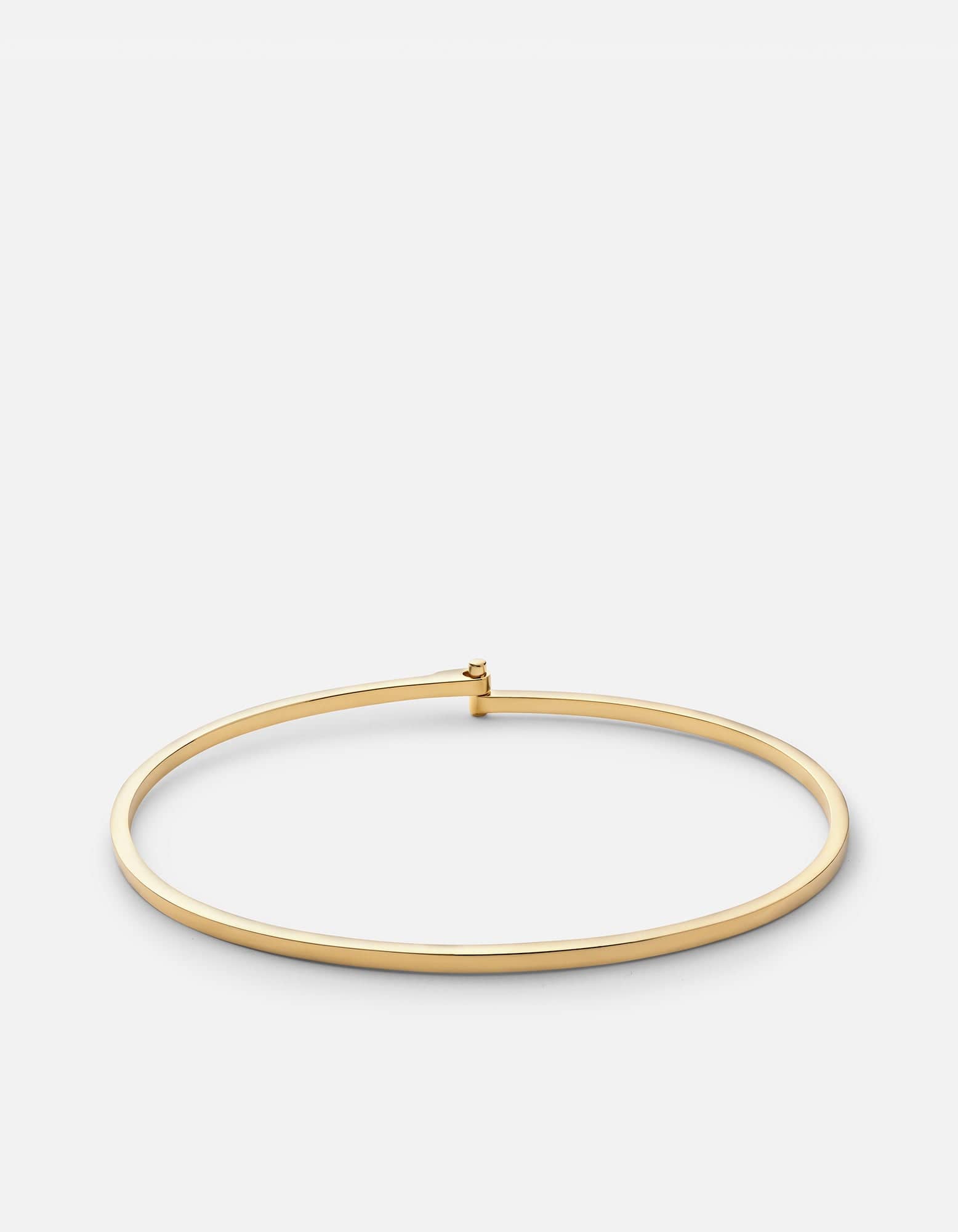 Thin Nyx Cuff Bracelet, Gold Vermeil