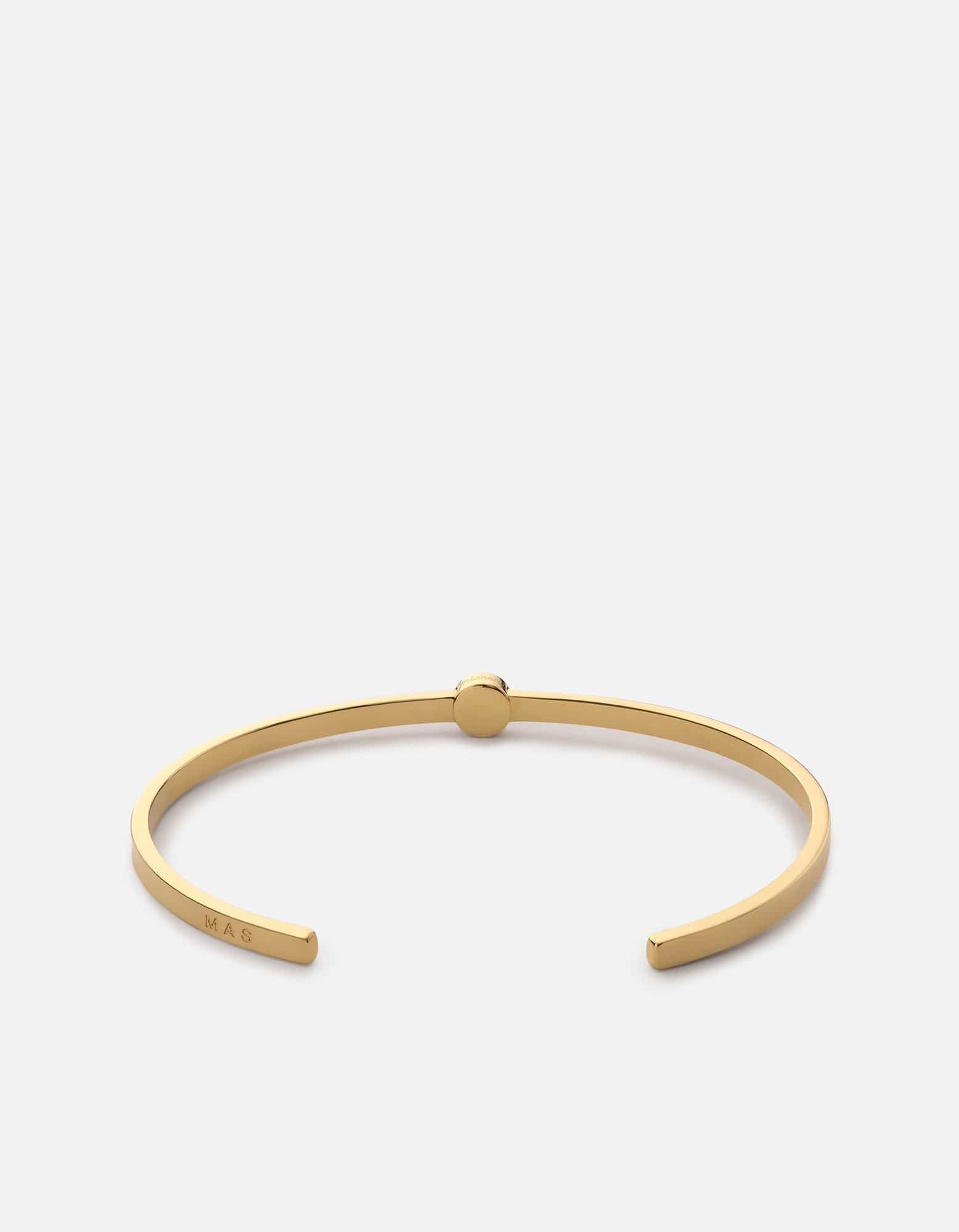Dove Cuff, Gold Vermeil/Teal