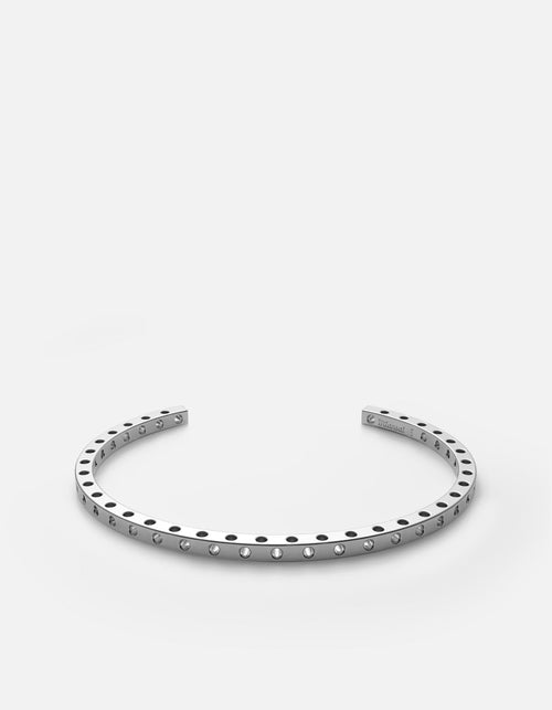 Miansai Cuffs Aero Cuff, Sterling Silver Polished Silver / M