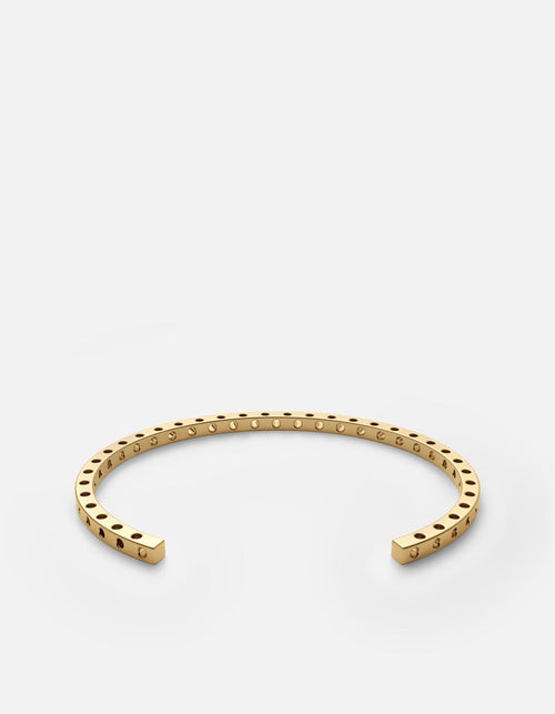 Miansai Cuffs Aero Cuff Bracelet, Gold Vermeil Polished Gold / M