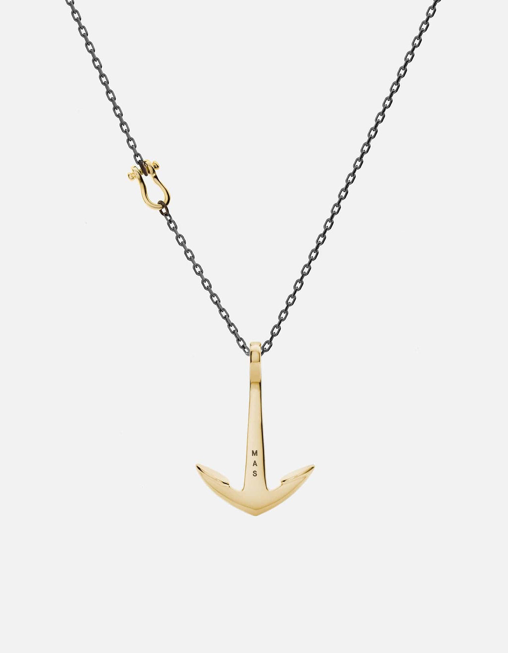 Anchor Pendant Necklace, Gold
