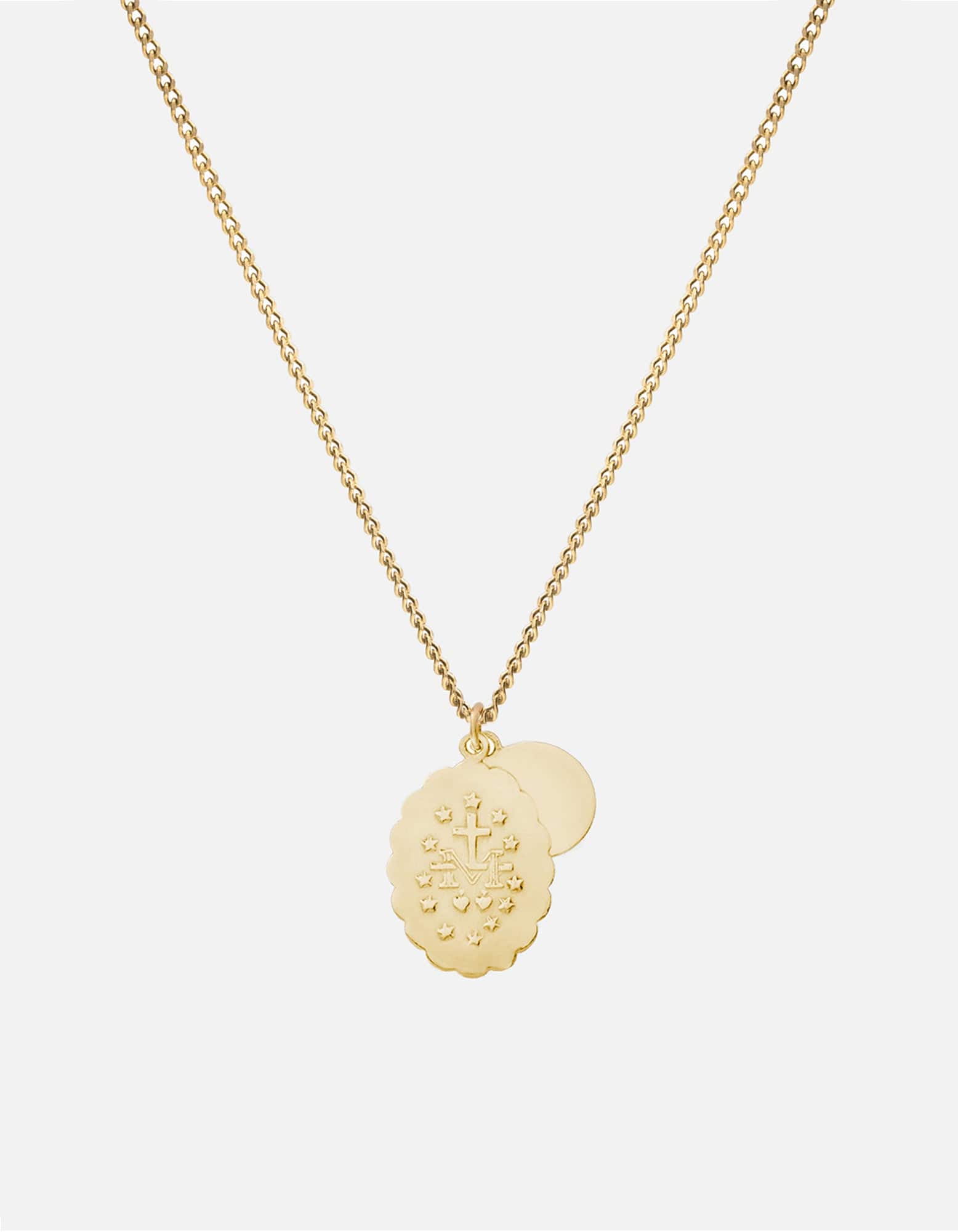 Mini Saints Necklace, Gold