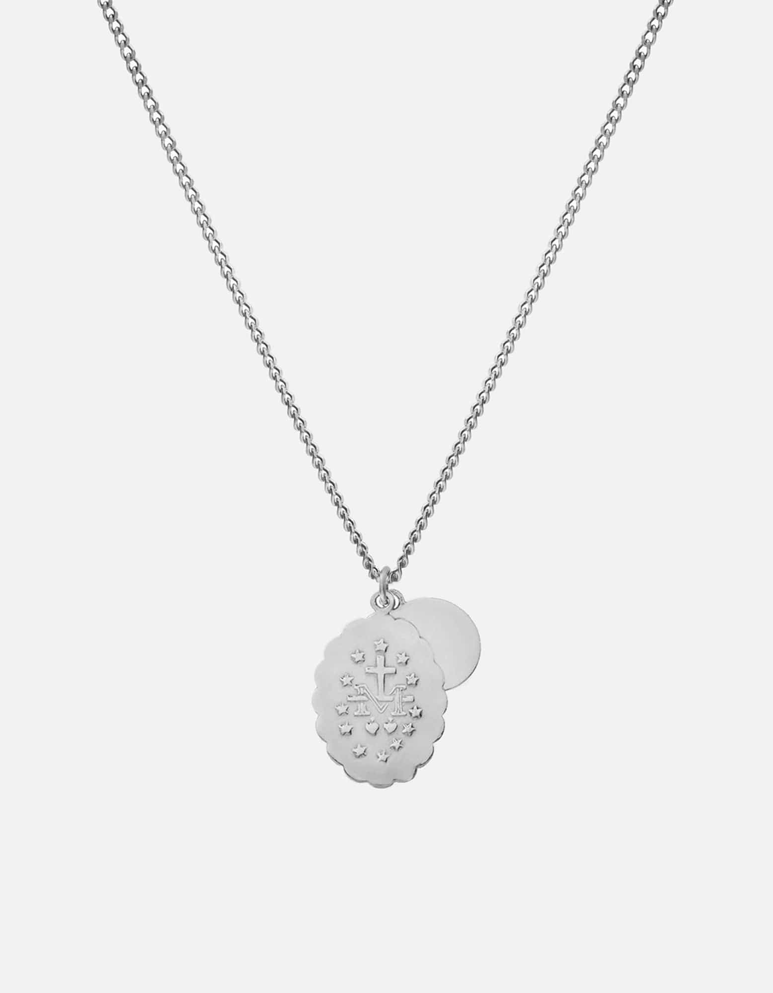 Mini Saints Necklace, Sterling Silver