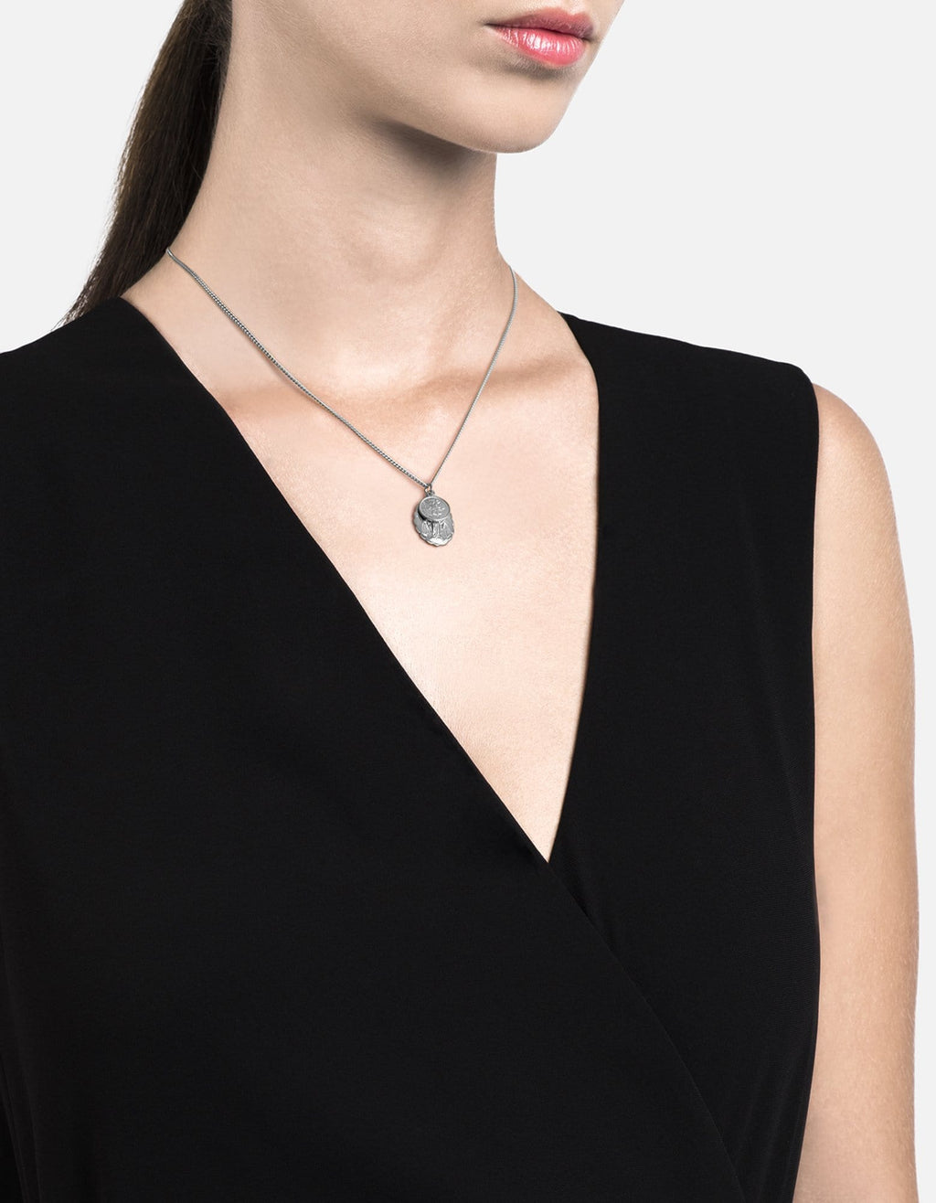Mini Saints Necklace, Sterling Silver
